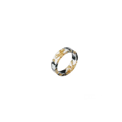 Resin Gold Foil Ring