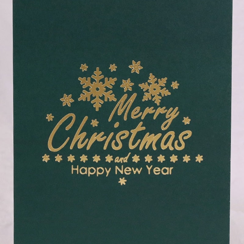 Christmas Tree 3d Pop-up Card