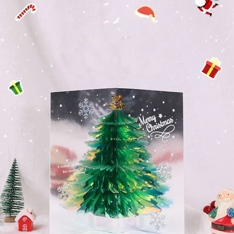 Christmas Tree 3d Pop-up Card