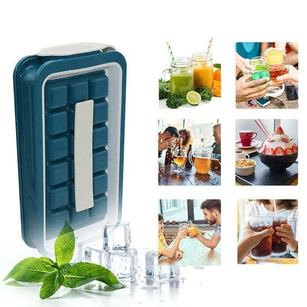 Collapsible Ice Mold Silicone Tray