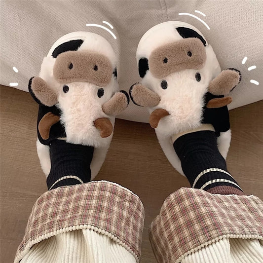 Women's Cow Slippers