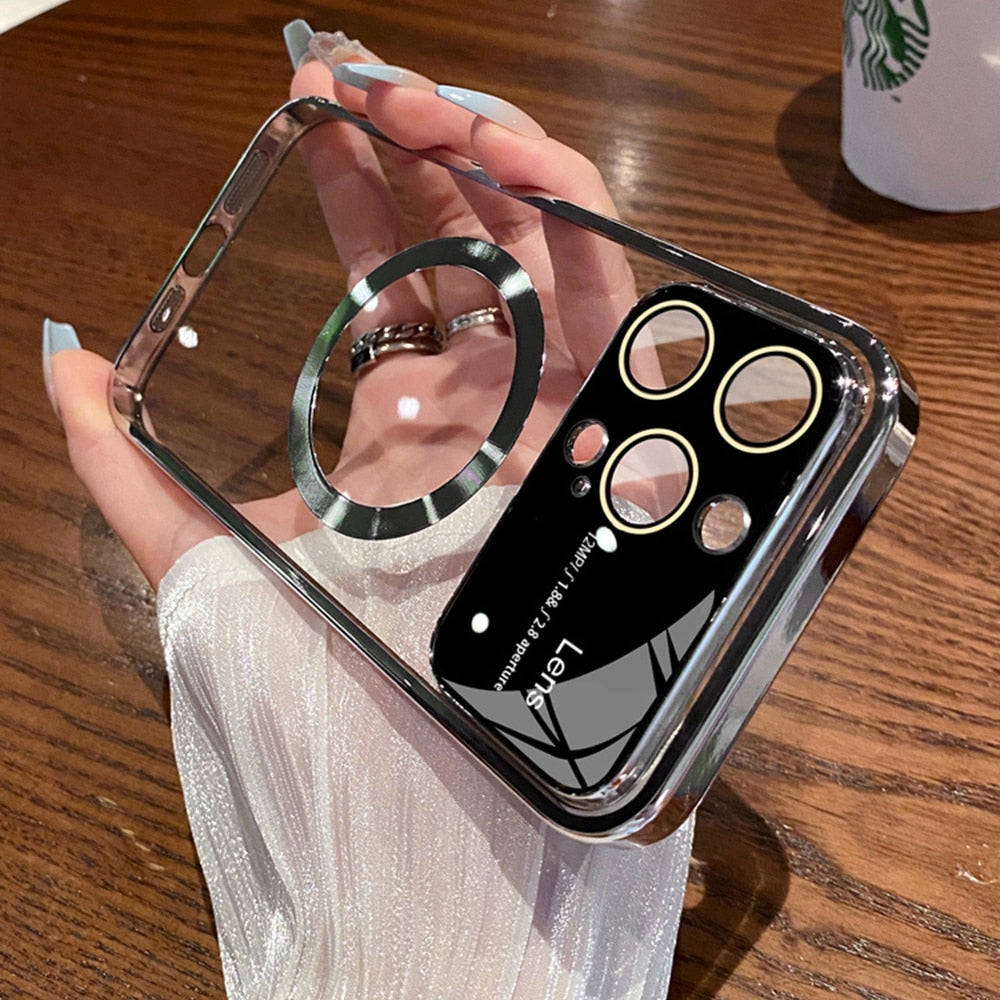 Transparent Wide Lens Cover iPhone Case
