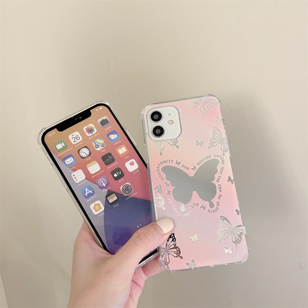 Butterfly Mirror Phone Case
