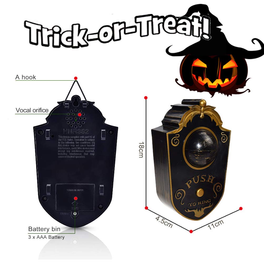 Spooky Glowing Eyeball Doorbell