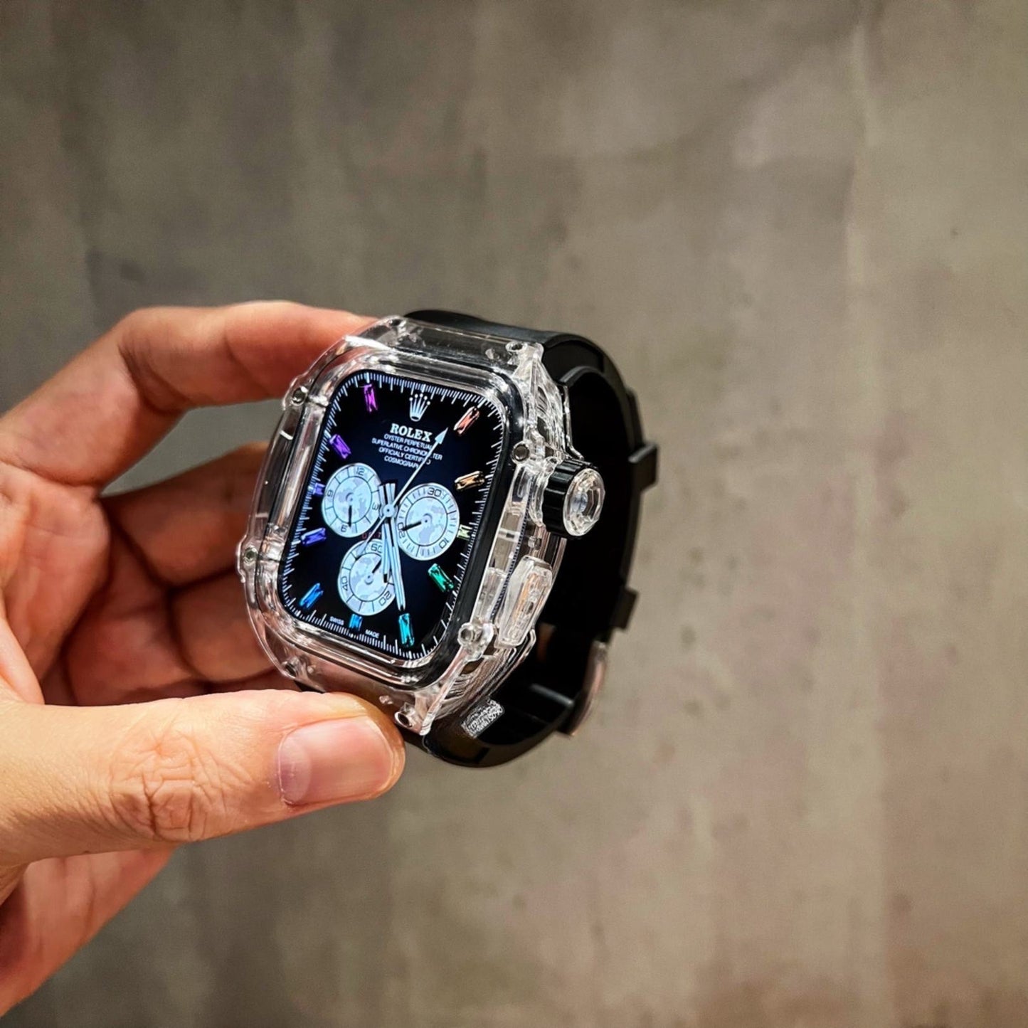 Glacier Transparent Apple Watch Case and Band