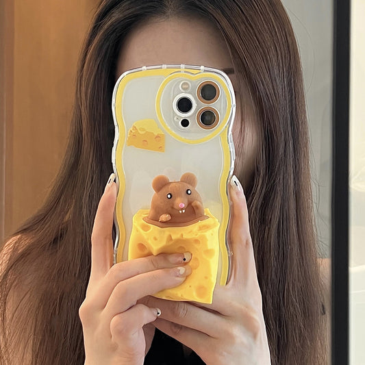 Squishy Mouse Stress Relief iPhone Case