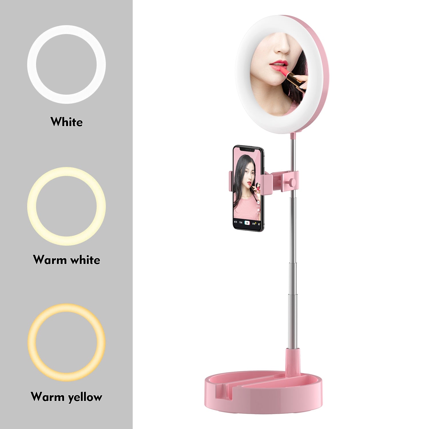 Retractable G3 LED Selfie Light Phone Holder With Dimmable Tripod Stand For  Mobile Phones Ideal For Photographic, Makeup, Live Streaming, And Camera  Retail Box Included From Skylet, $9.46 | DHgate.Com