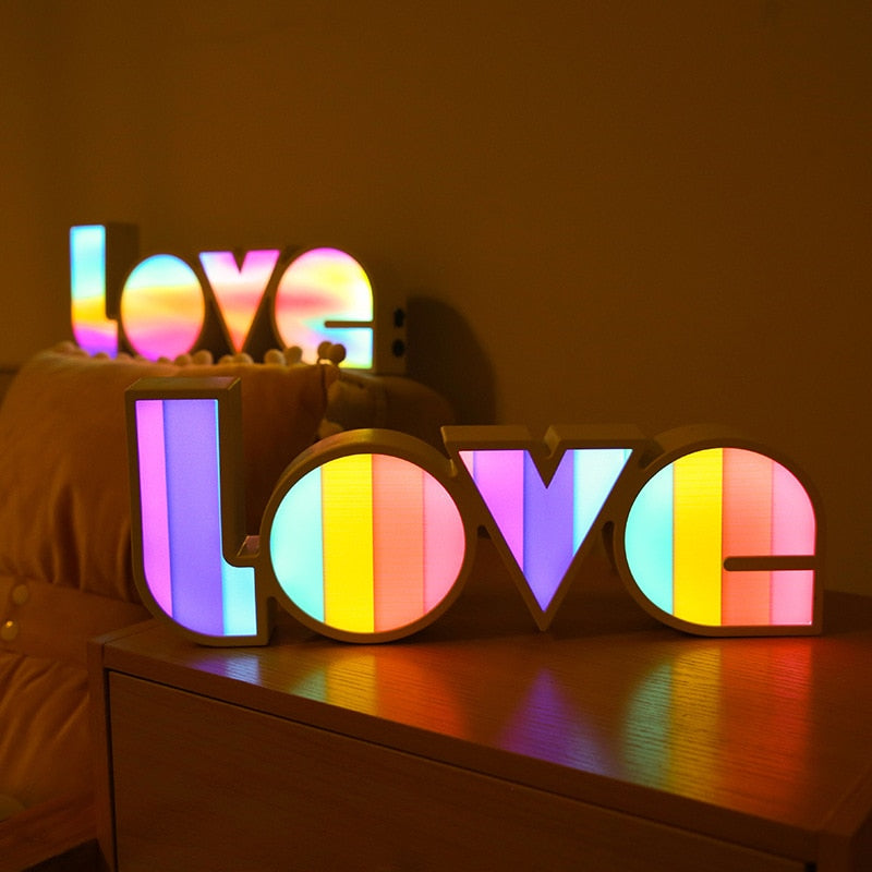 LOVE LED Night Light
