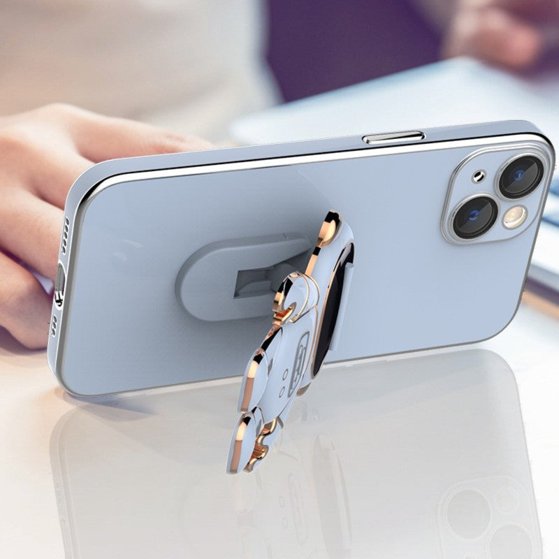 6D Plating Astronaut iPhone Case Stand
