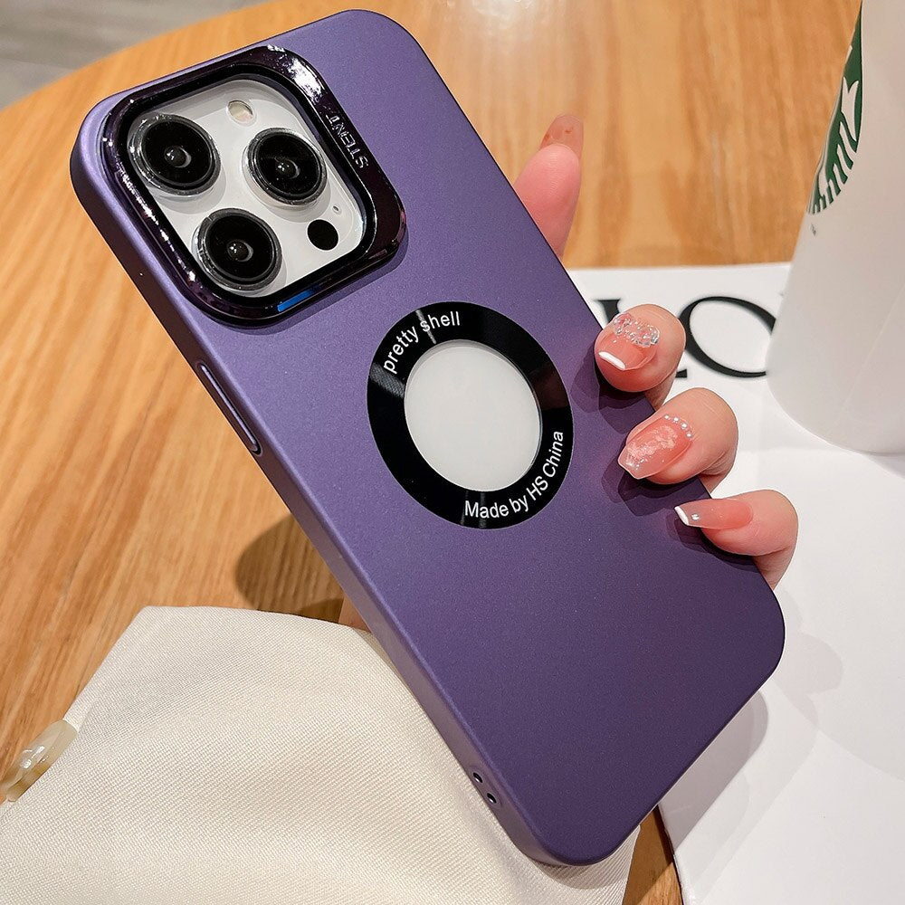 Lens Cover Stand Logo iPhone Case