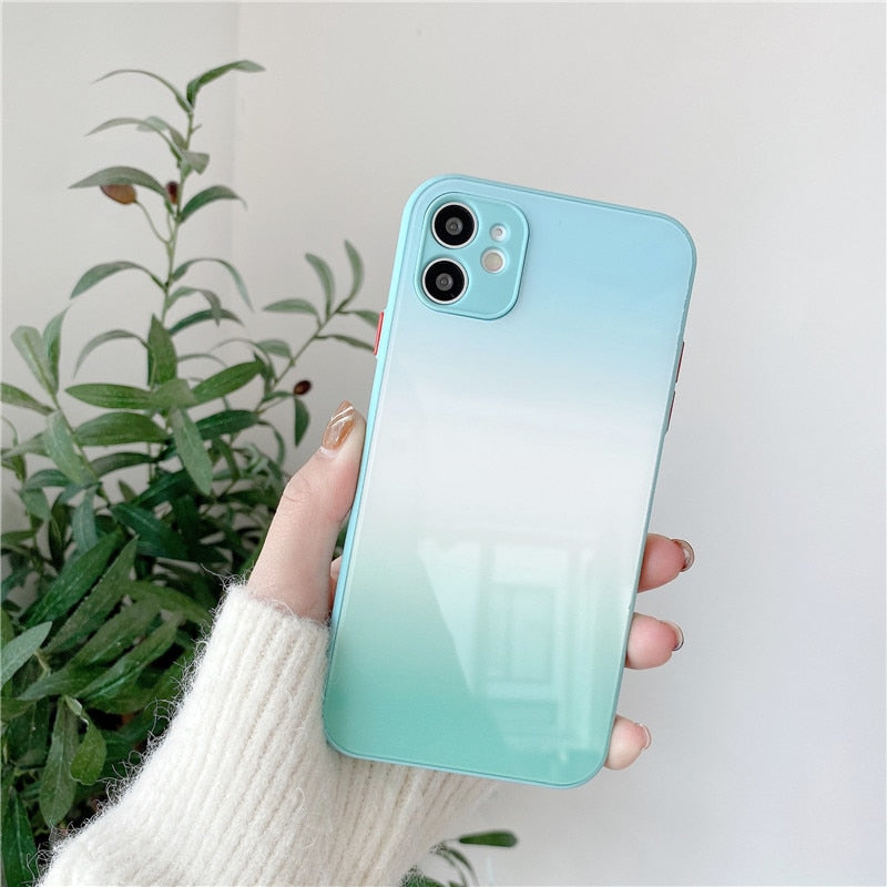 Gradient Tempered iPhone Case