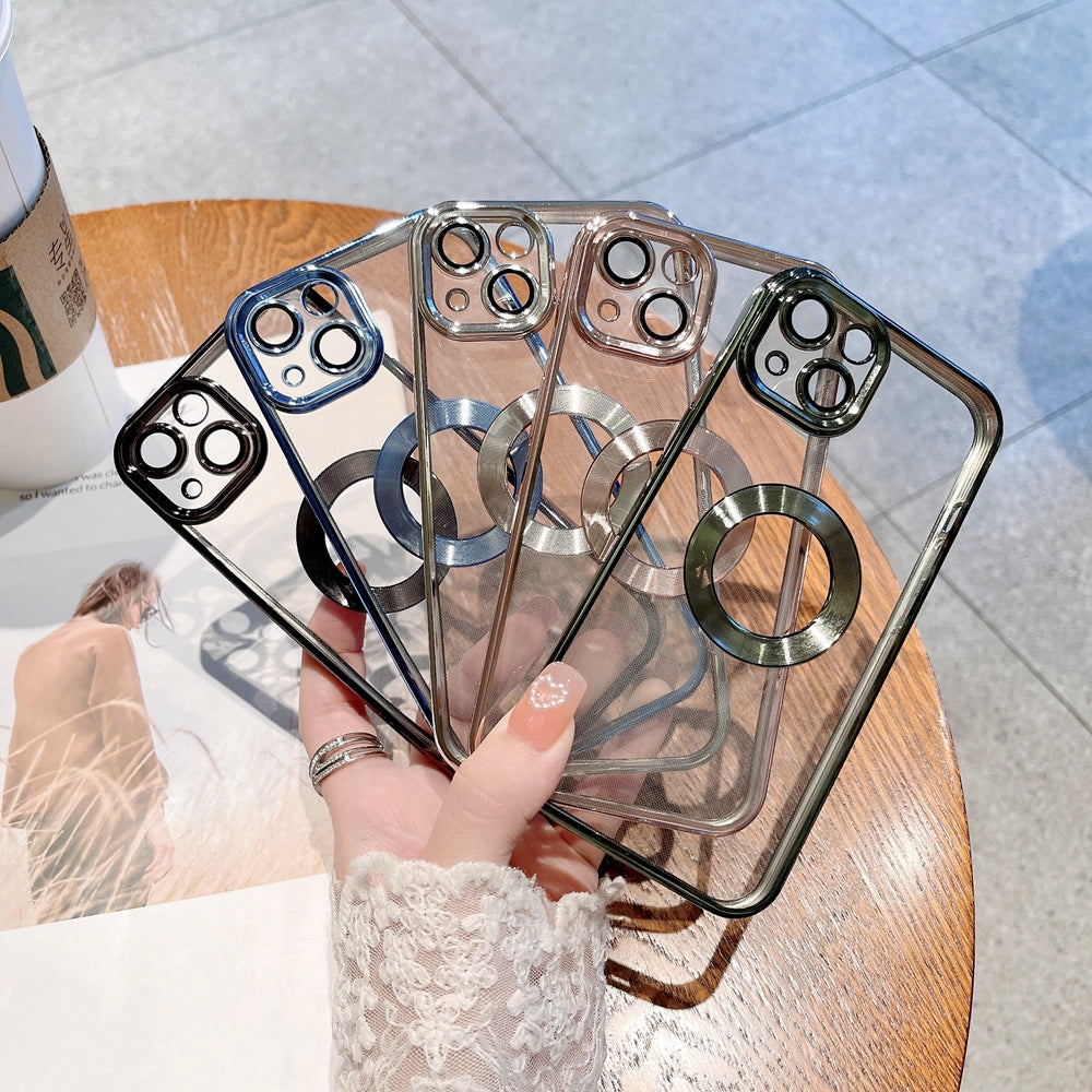 Transparent Electroplated iPhone Case Zentric Store