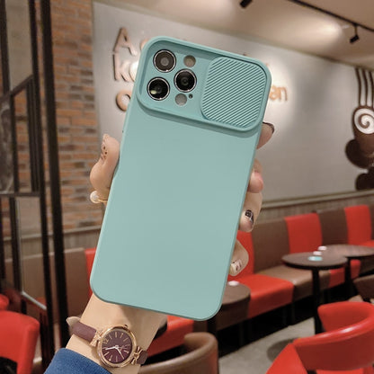 Matte Liquid Silicone Phone Case with Camera Protector