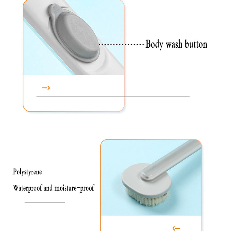 Multifunctional Bath Brush Exfoliate Soap Dispenser