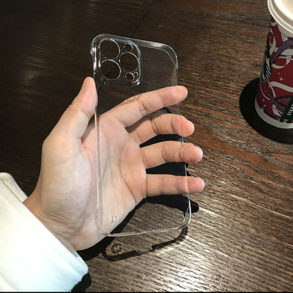 Transparent PC Hard Plating Frameless Phone Case
