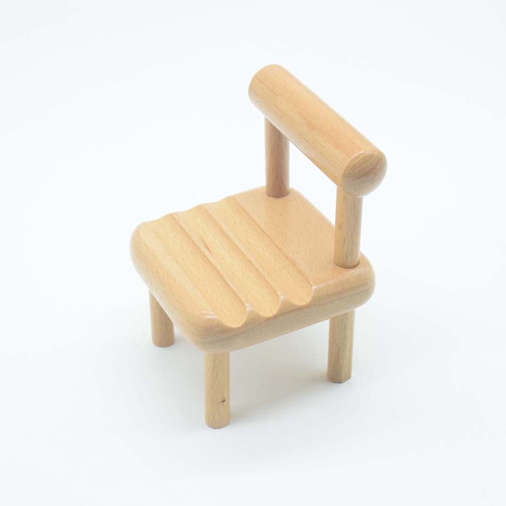 Wooden Chair Phone Holder