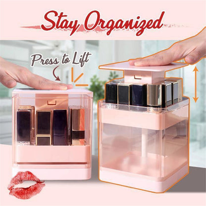 Press Lift Lipstick Storage Box