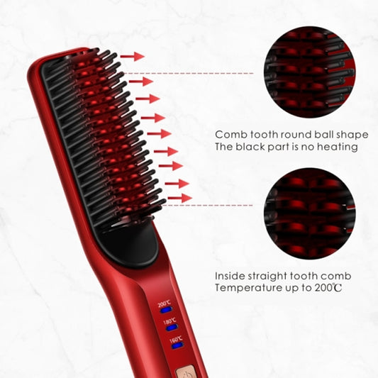 Hair Straightener Brush Wireless