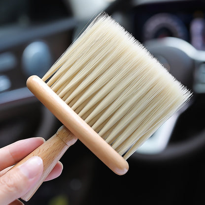 Car Interior Dust Wooden Brush