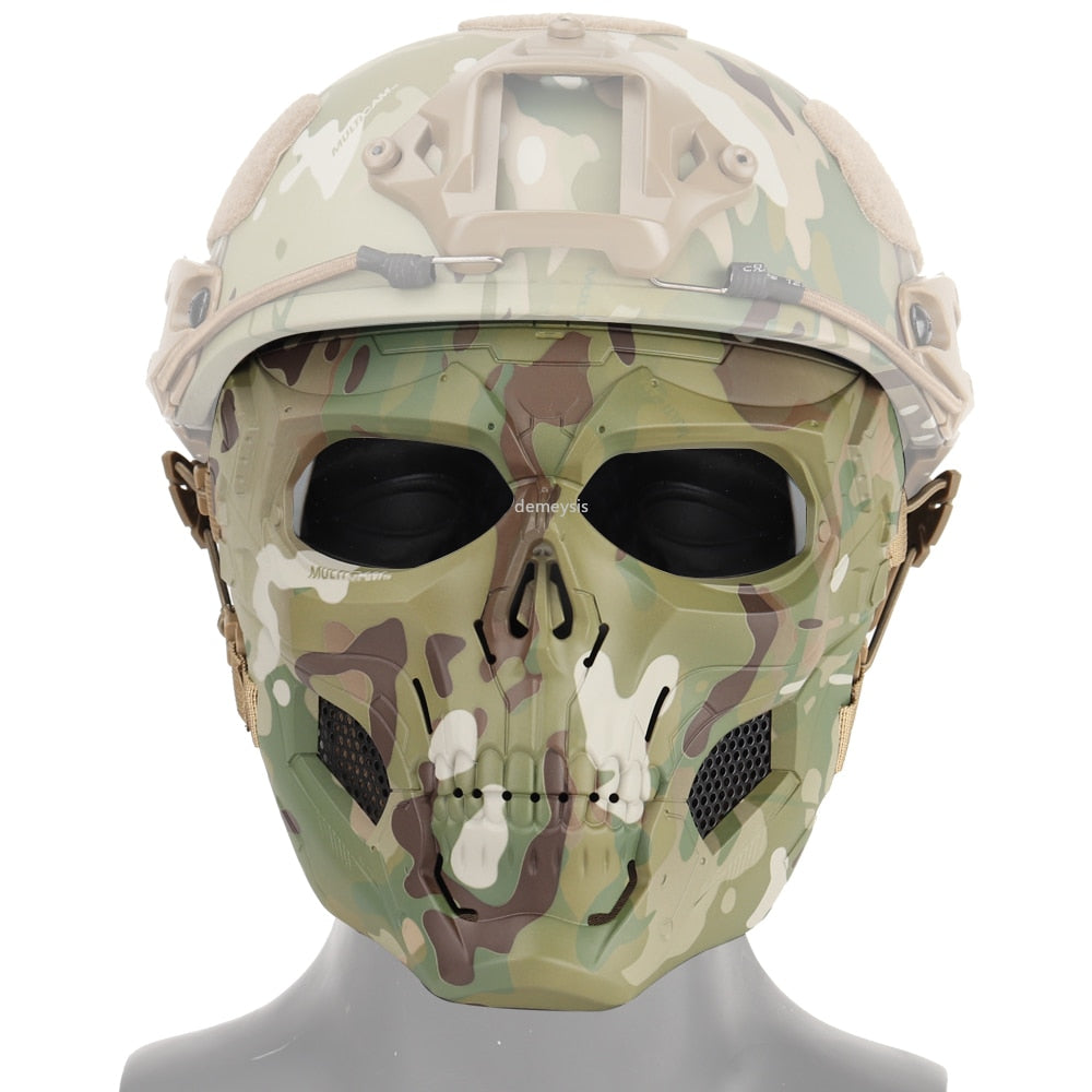 Tactical Camouflage Skull Mask