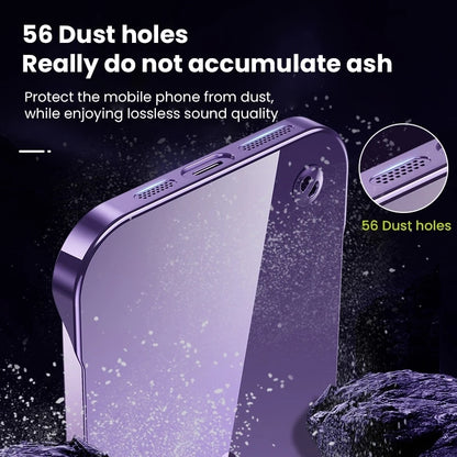Transparent Hard PC Borderless iPhone Case Camera Cover