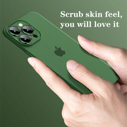 Frosted Matte Lens Protector Phone Case