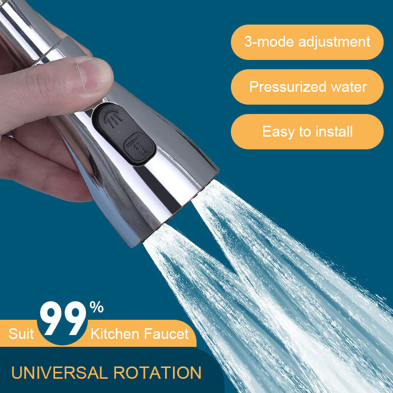 Universal Rotation 3 Way Kitchen Faucet
