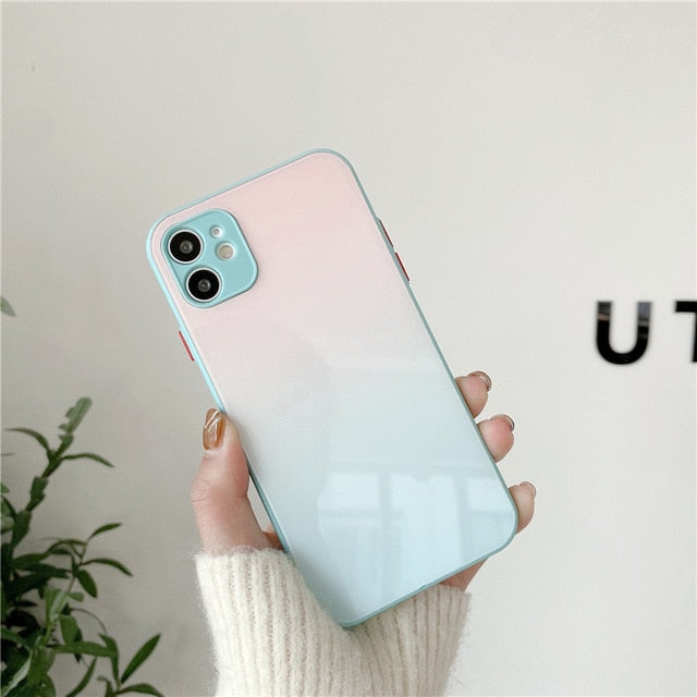 Gradient Tempered iPhone Case