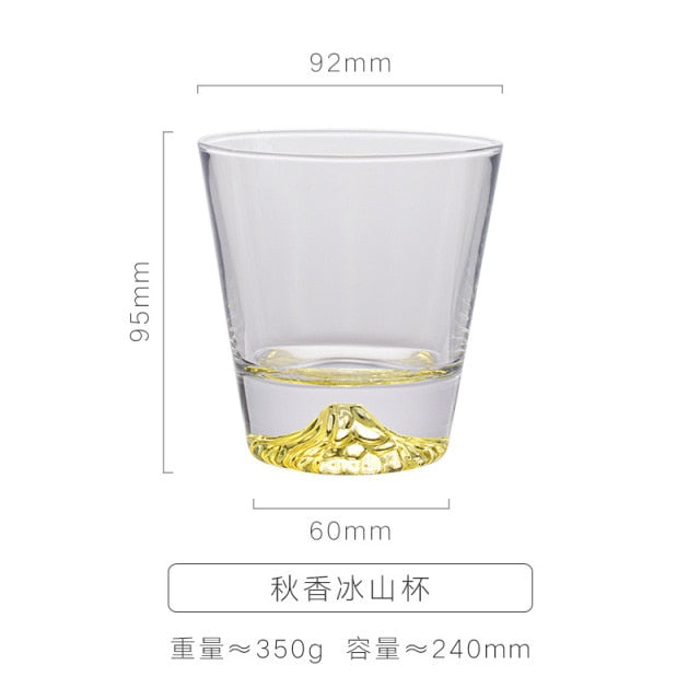 Mountain Drinking Glass