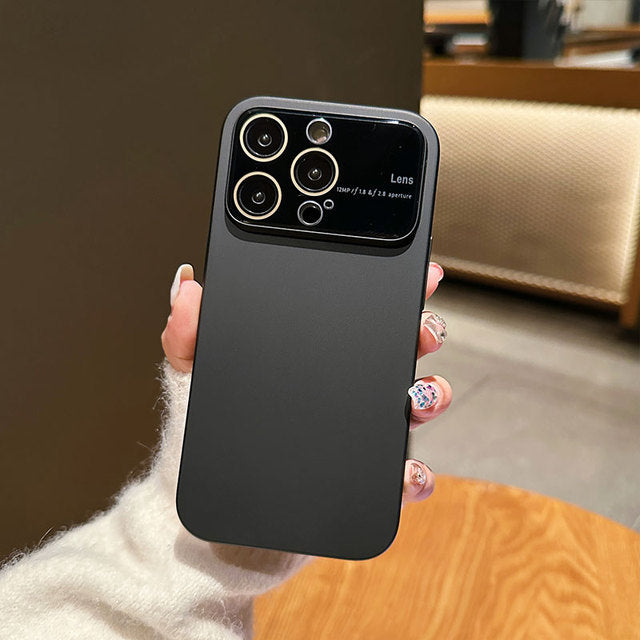 PC Matte Wide Lens Cover iPhone Case