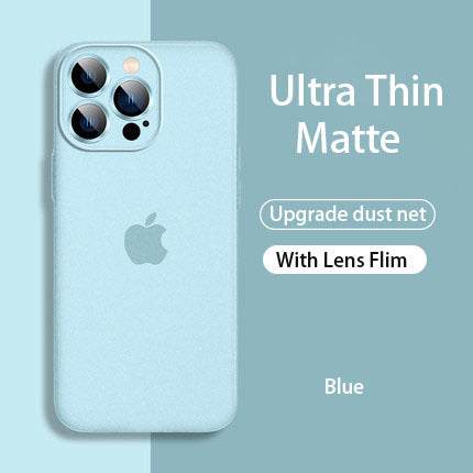 Frosted Matte Lens Protector Phone Case