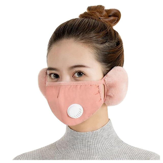 2 in 1 Earmuffs Mask with Filter