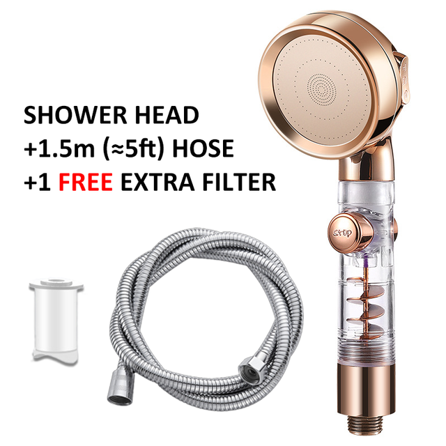 Helix Turbocharged Shower Head