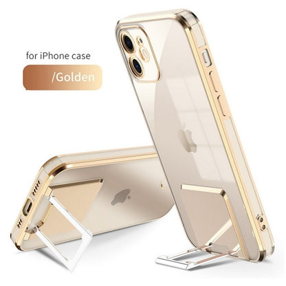 Transparent Plating Bracket Silicone Case