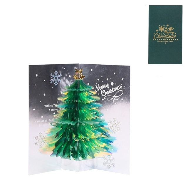 Christmas Tree 3d Pop-up Card