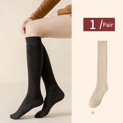 Women Warm Thick Long Cotton Socks