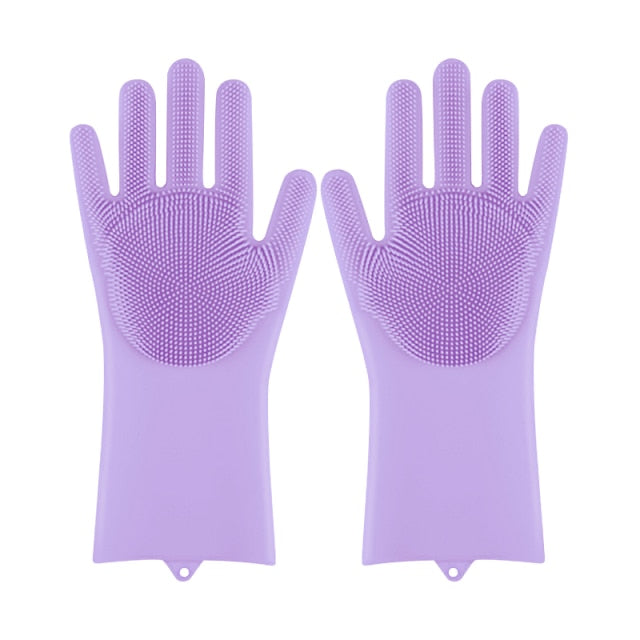 Magic Pet Grooming Silicone Gloves
