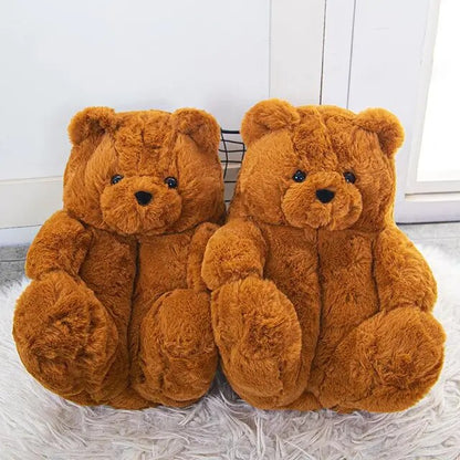 Cozy Teddy Bear Slippers