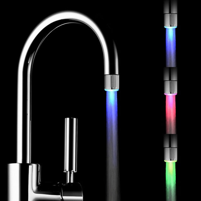 Faucet Night Light, Lovely Ultraviolet Light Prevention Faucet