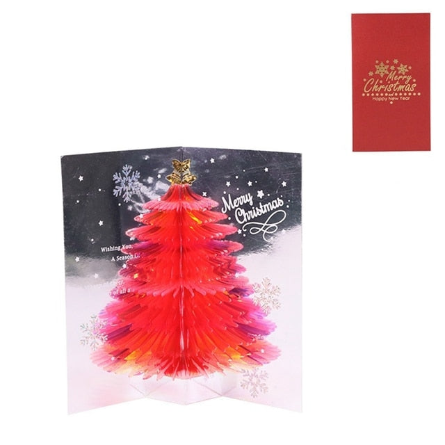 Christmas Tree 3d Pop-up Card