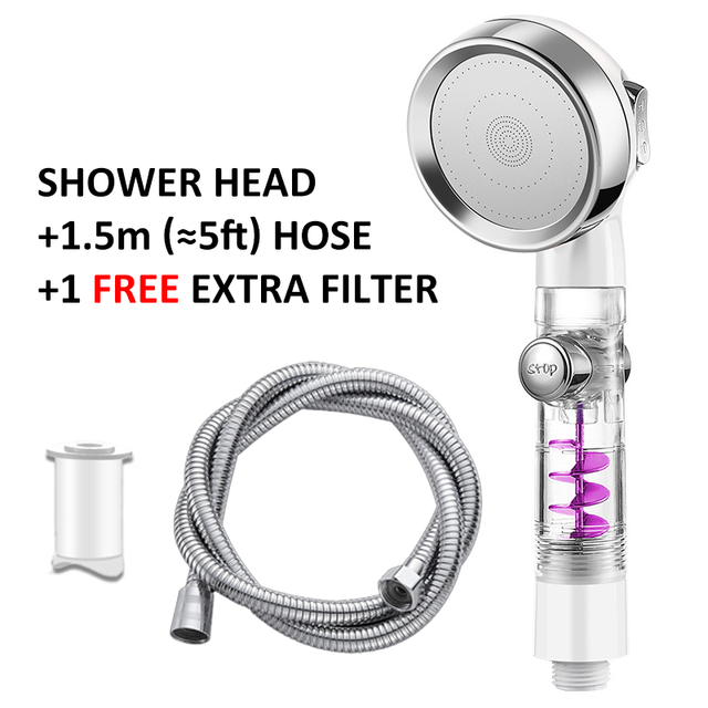 Helix Turbocharged Shower Head