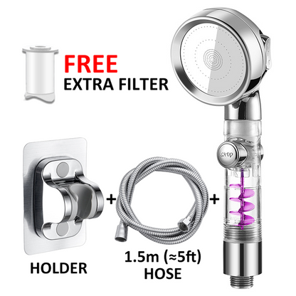 Helix Turbocharged Shower Head