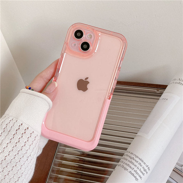 Transparent Silicone Phone Case Stand