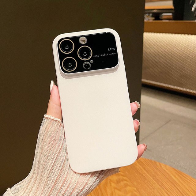 PC Matte Wide Lens Cover iPhone Case