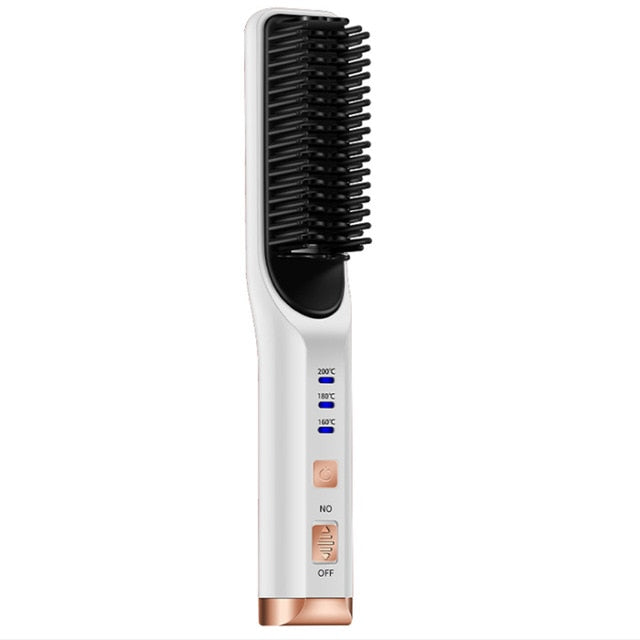 Hair Straightener Brush Wireless