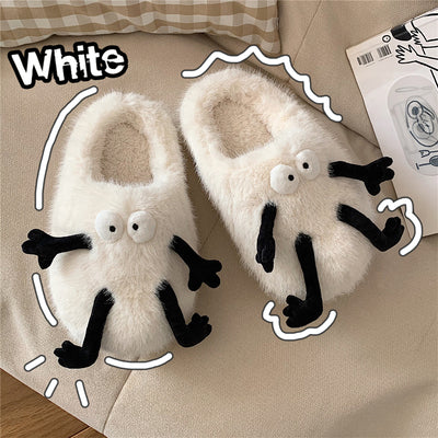 Fuzzy Doodle Slippers