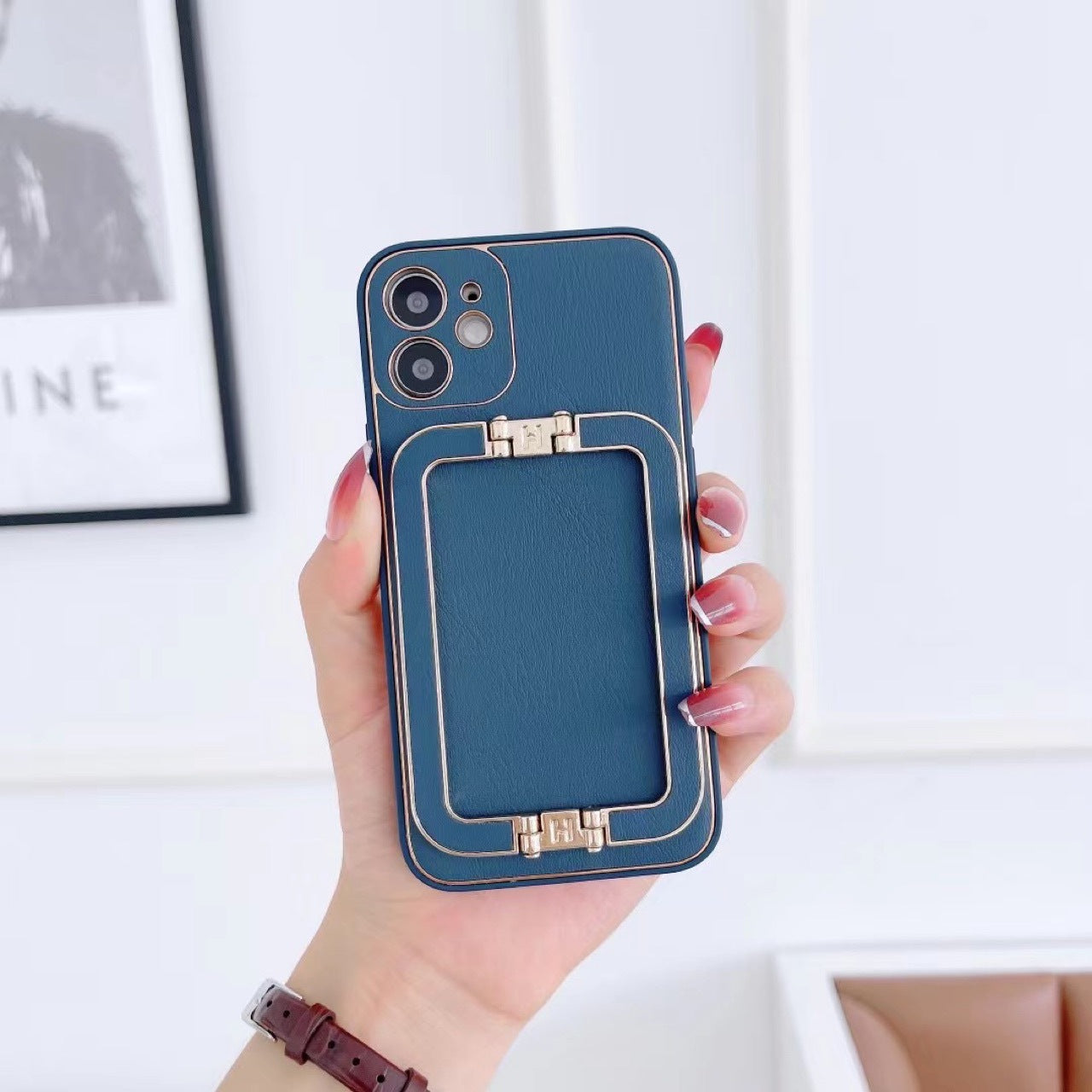 Electroplated Bracket iPhone Case