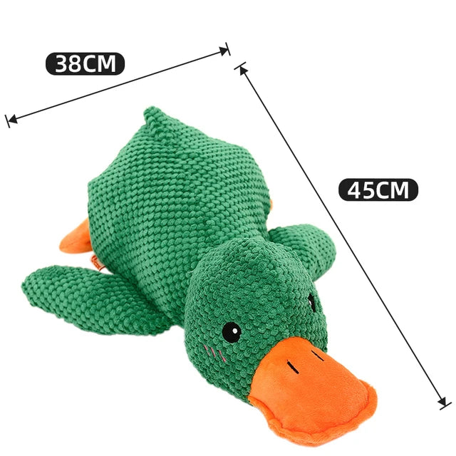 Duck dog outlet toy that quacks