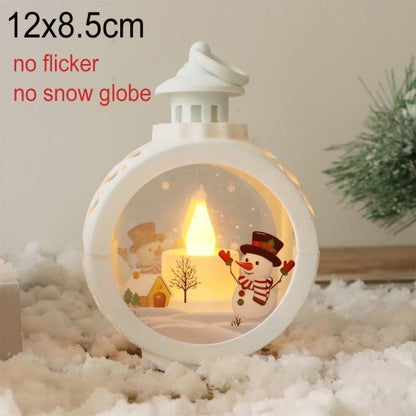 Christmas Lantern With Flicker LED
