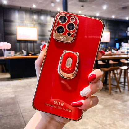 Electroplated Ring Holder Phone Case